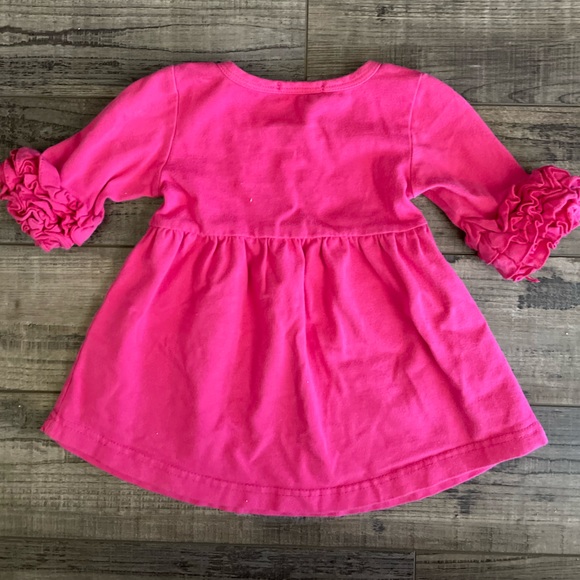 Pink Ruffle Sleeve Tunic - Picture 2 of 4